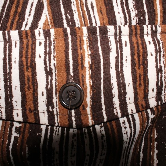 Maggie Barnes Womens Plus Sz 4X Button Down Dress Shirt Tunic Stripes Designer - Picture 4 of 7